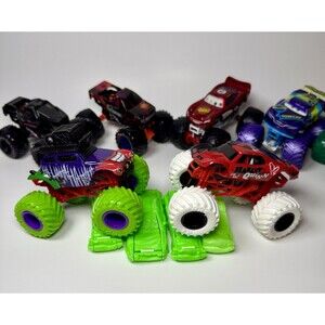 Hot Wheels Monster Jam DC Comics Harley Quinn Joker Die Cast 1:64 Vehicles Lot